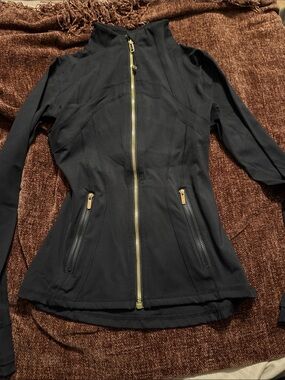 Lulu black and gold define jacket
